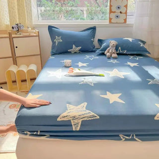 Set Lenzuolo Federe Letto Cameretta Diverse Dimensioni Fantasie Colori Tessuto Morbido Cotone Puro-INTERIOR DREAM DESIGN