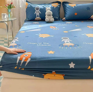 Set Lenzuolo Federe Letto Cameretta Diverse Dimensioni Fantasie Colori Tessuto Morbido Cotone Puro-INTERIOR DREAM DESIGN