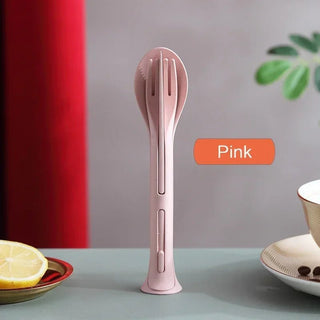 Set Posate Materiale Plastica Diverse Colorazioni Portatile Comodo Posate Staccabili-INTERIOR DREAM DESIGN