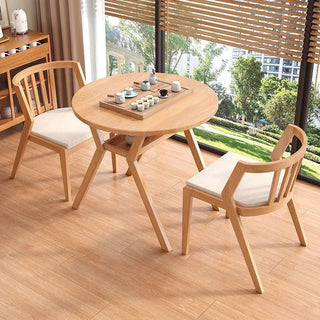 Set Sedia Tavolo Diversi Colori Legno Singolari Salotto Pratico Elegante Artistico-INTERIOR DREAM DESIGN