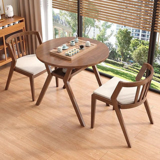 Set Sedia Tavolo Diversi Colori Legno Singolari Salotto Pratico Elegante Artistico-INTERIOR DREAM DESIGN