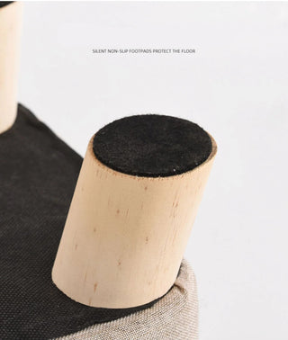 Sgabello Contenitore Diversi Colori Accesi Imbottitura Legno Tessuto Salotto Arredamento Poggiapiedi-INTERIOR DREAM DESIGN