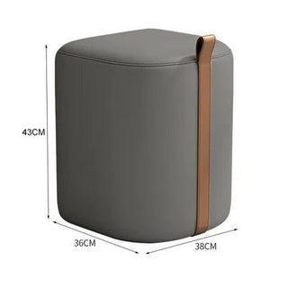 Sgabello Diversi Colori Arredamento Piccole Dimensioni Casa Ingresso Salotto Imbottitura-INTERIOR DREAM DESIGN