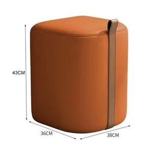 Sgabello Diversi Colori Arredamento Piccole Dimensioni Casa Ingresso Salotto Imbottitura-INTERIOR DREAM DESIGN