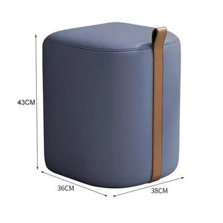 Sgabello Diversi Colori Arredamento Piccole Dimensioni Casa Ingresso Salotto Imbottitura-INTERIOR DREAM DESIGN