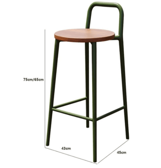 Sgabello Diversi Colori Ferro Resistente Alta Qualità 1 Pezzo Arredamento Salotto Casa-INTERIOR DREAM DESIGN