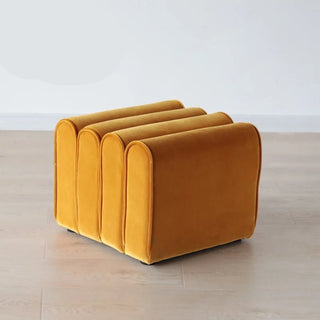 Sgabello Forma Quadrata Design Moderno Colori Vivaci Decorazione Salotto Casa-INTERIOR DREAM DESIGN