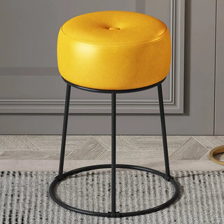 Sgabello Materiale Ecopelle Diverse Colorazioni Arredo Casa Design Moderno Resistente Comodo-INTERIOR DREAM DESIGN