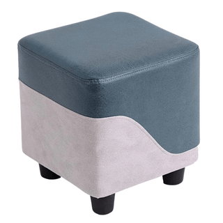 Sgabello Materiale Ecopelle Diverse Colorazioni Comodo Resistente Arredo Salotto Innovativo-INTERIOR DREAM DESIGN