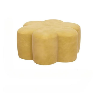 Sgabello Materiale Tessuto Diverse Colorazioni Arredo Casa Modello Fiore Design Moderno-INTERIOR DREAM DESIGN