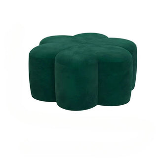 Sgabello Materiale Tessuto Diverse Colorazioni Arredo Casa Modello Fiore Design Moderno-INTERIOR DREAM DESIGN