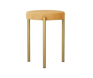 Sgabello Materiale Velluto Metallo Diverse Colorazioni Resistente Arredo Casa Elegante-INTERIOR DREAM DESIGN