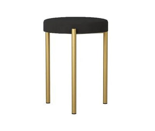 Sgabello Materiale Velluto Metallo Diverse Colorazioni Resistente Arredo Casa Elegante-INTERIOR DREAM DESIGN