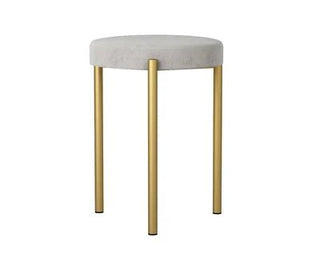 Sgabello Materiale Velluto Metallo Diverse Colorazioni Resistente Arredo Casa Elegante-INTERIOR DREAM DESIGN