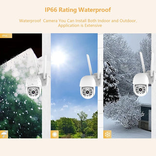 Sicurezza Protezione Casa Videocamera Sorveglianza Allarme 5MP Rotazione 360°-INTERIOR DREAM DESIGN