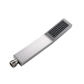 Soffione Doccia Rettangolare Flusso Potente Diversi Colori Accessori Bagno Resistente-INTERIOR DREAM DESIGN