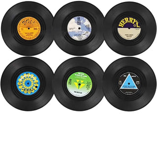 Sotto Bicchiere Materiale Plastica Modello Disco Design Moderno Decorazione Tavola-INTERIOR DREAM DESIGN