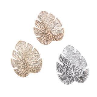 Sotto Bicchiere Materiale Plastica Modello Foglia Decorazione Elegante Design Moderno-INTERIOR DREAM DESIGN