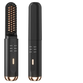 Spazzola Elettrica Nera Professionale ABS Utile Resistente Pratica Comoda Bagno Capelli-INTERIOR DREAM DESIGN