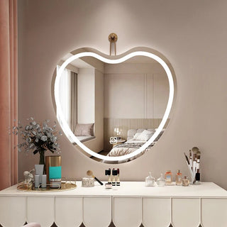 Specchio Forma Cuore LED Grandi Dimensioni Decorazione Casa Illuminazione-INTERIOR DREAM DESIGN