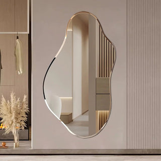 Specchio Forma Irregolare Luci Incluse Calde Fredde Diverse Dimensioni Arredamento Decorazione Casa-INTERIOR DREAM DESIGN