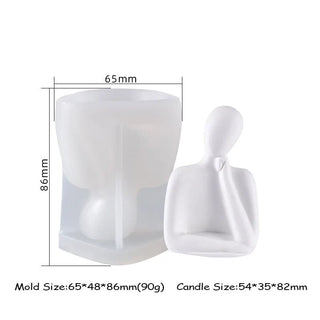 Stampo Candela Profumata Famiglia Bambino Mamma Padre Silicone Stanza Salotto Rilassante Resistente - INTERIOR DREAM DESIGN