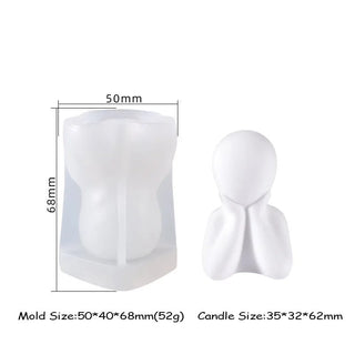 Stampo Candela Profumata Famiglia Bambino Mamma Padre Silicone Stanza Salotto Rilassante Resistente - INTERIOR DREAM DESIGN