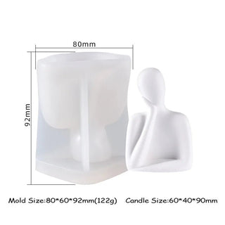 Stampo Candela Profumata Famiglia Bambino Mamma Padre Silicone Stanza Salotto Rilassante Resistente - INTERIOR DREAM DESIGN