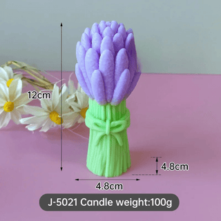 Stampo Per Candele Modello Floreale Diversi Modelli Materiale Silicone Stampo Colore Trasparente Decorazione Casa-INTERIOR DREAM DESIGN