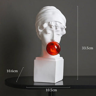 Statua Diversi Modelli Materiale Resina Decorazione Moderna Arredo Casa Design Greco-INTERIOR DREAM DESIGN