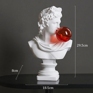 Statua Diversi Modelli Materiale Resina Decorazione Moderna Arredo Casa Design Greco-INTERIOR DREAM DESIGN