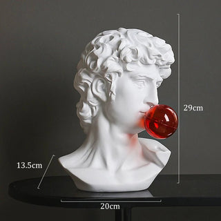 Statua Diversi Modelli Materiale Resina Decorazione Moderna Arredo Casa Design Greco-INTERIOR DREAM DESIGN