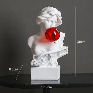 Statua Diversi Modelli Materiale Resina Decorazione Moderna Arredo Casa Design Greco-INTERIOR DREAM DESIGN