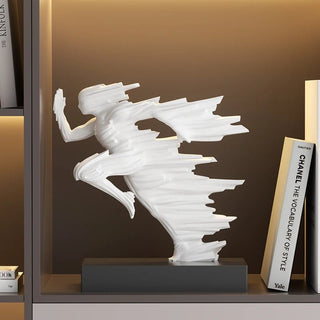 Statua Stile Corsa Materiale Resina Eleganti Sculture Decorazione Moderna-INTERIOR DREAM DESIGN