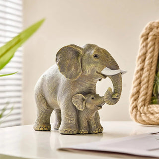 Statua Stile Moderno Elegante Scultura Design Elefante Decorazione Casa - INTERIOR DREAM DESIGN