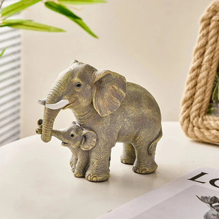 Statua Stile Moderno Elegante Scultura Design Elefante Decorazione Casa - INTERIOR DREAM DESIGN