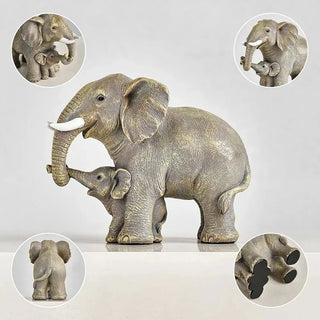 Statua Stile Moderno Elegante Scultura Design Elefante Decorazione Casa - INTERIOR DREAM DESIGN