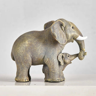 Statua Stile Moderno Elegante Scultura Design Elefante Decorazione Casa - INTERIOR DREAM DESIGN