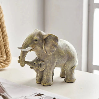 Statua Stile Moderno Elegante Scultura Design Elefante Decorazione Casa - INTERIOR DREAM DESIGN