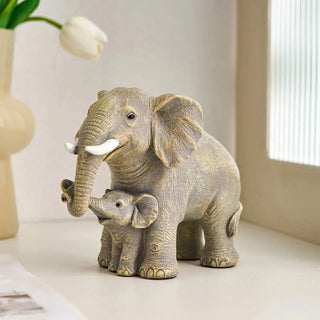 Statua Stile Moderno Elegante Scultura Design Elefante Decorazione Casa - INTERIOR DREAM DESIGN