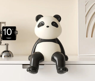 Statuetta Decorativa Materiale Resina Modello Panda Creativa Simpatica Arredo Casa-INTERIOR DREAM DESIGN