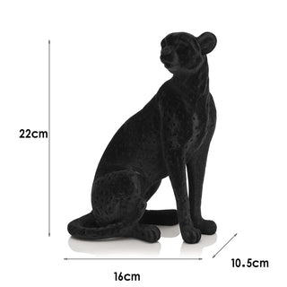 Statuetta Decorativa Pantera Nera Diversi Modelli Salotto Animali Scultura Elegante-INTERIOR DREAM DESIGN