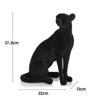 Statuetta Decorativa Pantera Nera Diversi Modelli Salotto Animali Scultura Elegante-INTERIOR DREAM DESIGN