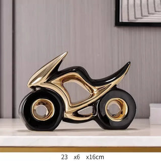 Statuetta Materiale Ceramica Diverse Colorazioni Arredo Casa Design Moto Moderno-INTERIOR DREAM DESIGN