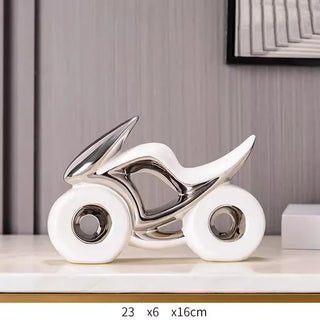 Statuetta Materiale Ceramica Diverse Colorazioni Arredo Casa Design Moto Moderno-INTERIOR DREAM DESIGN