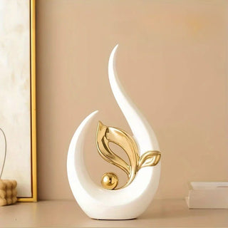 Statuetta Materiale Resina Design Elegante Moderno Creativo Diversi Modelli Arredo Casa-INTERIOR DREAM DESIGN