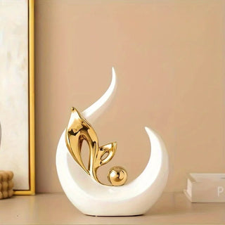 Statuetta Materiale Resina Design Elegante Moderno Creativo Diversi Modelli Arredo Casa-INTERIOR DREAM DESIGN