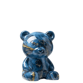 Statuetta Materiale Resina Diverse Colorazioni Decorazione Casa Moderno Modello Orsetto-INTERIOR DREAM DESIGN