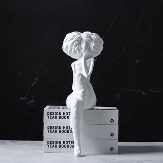 Statuetta Materiale Resina Statuetta Diversi Modelli Decorazione Casa Arredo Design Moderno-INTERIOR DREAM DESIGN