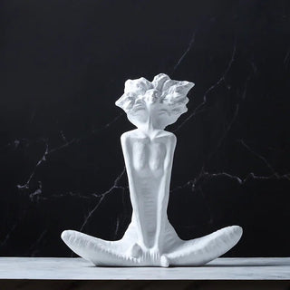 Statuetta Materiale Resina Statuetta Diversi Modelli Decorazione Casa Arredo Design Moderno-INTERIOR DREAM DESIGN